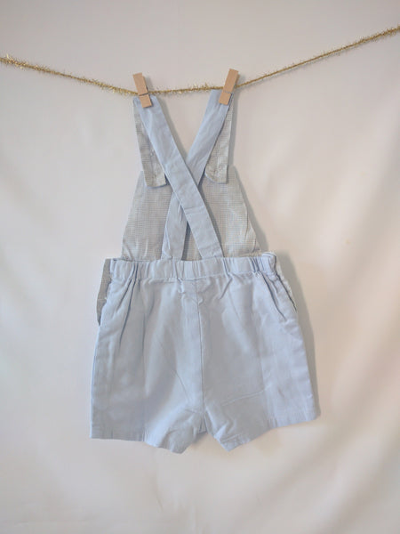 Salopette sans manche bleu clair